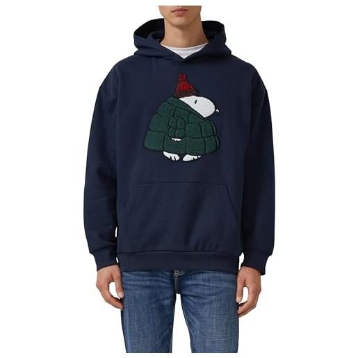 s.Oliver 2172540 felpa con cappuccio e peanuts artwork, 59d1, 3xl uomo