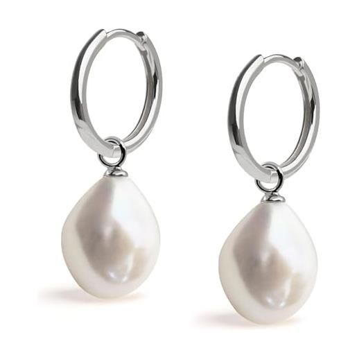 Minerali E Pietre Preziose. Orecchini 1 Perla Opale Rosa 8 Mm