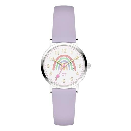 UKCOCO - Orologio da polso per bambini, con motivo di gatto, con, al quarzo, per ragazze e studenti