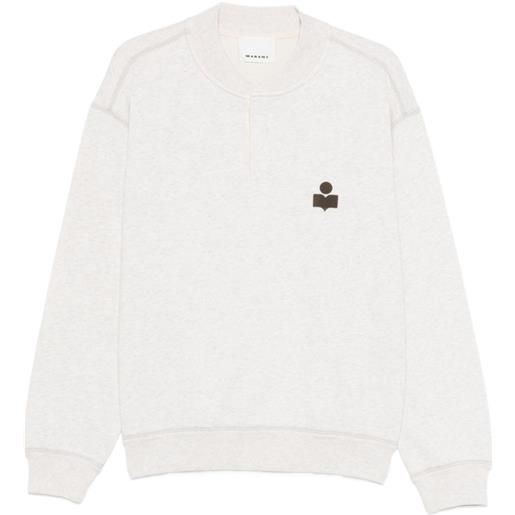 MARANT felpa mathias girocollo - grigio