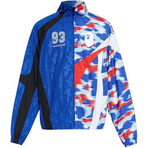 A BATHING APE® giacca sportiva split - blu
