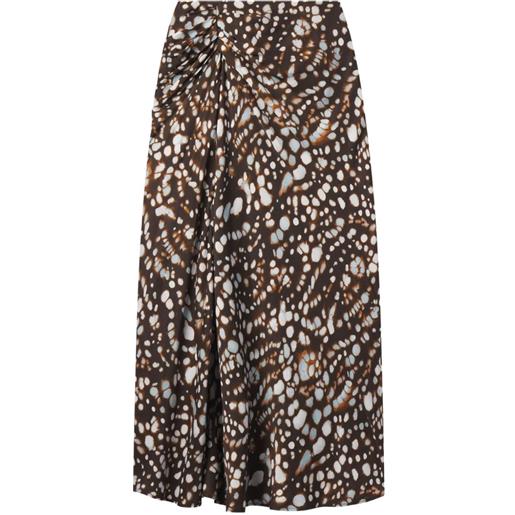 A.L.C. gonna jean a righe - marrone