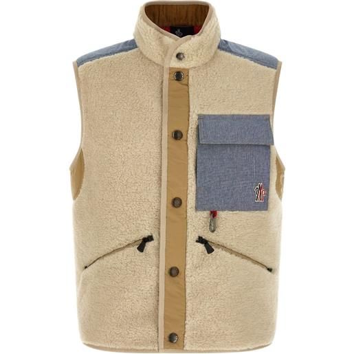 Moncler Grenoble giacca smanicata - toni neutri