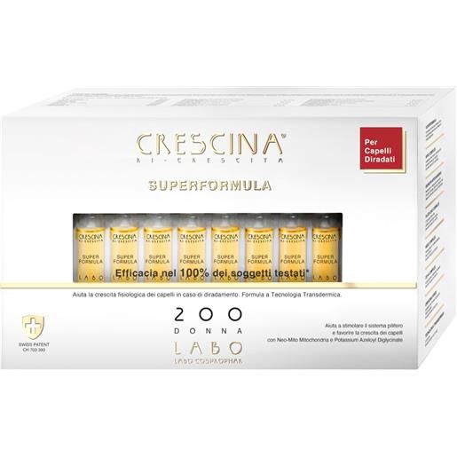 Crescina labo Crescina ri crescita super formula 200 donna 40 fiale 3,5ml