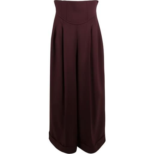 Antonio Marras pantaloni a vita alta - marrone