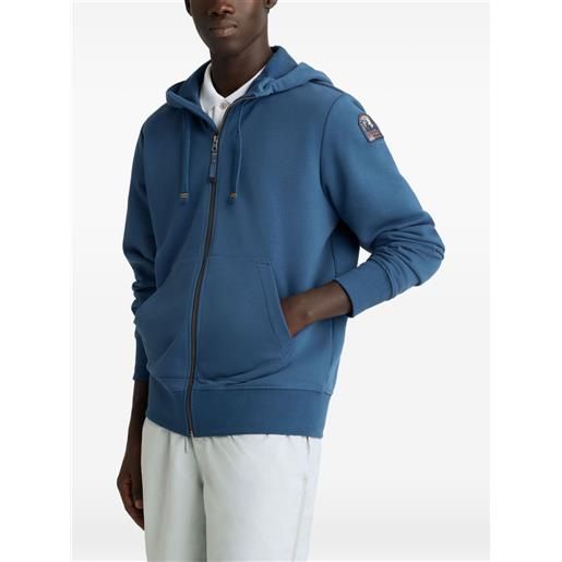 Parajumpers felpa a maniche lunghe con cappuccio - blu