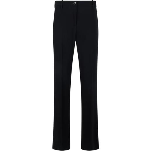 Nine In The Morning pantaloni con passanti - nero