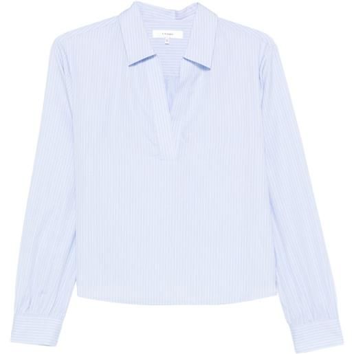 FRAME blusa a righe con scollo a v