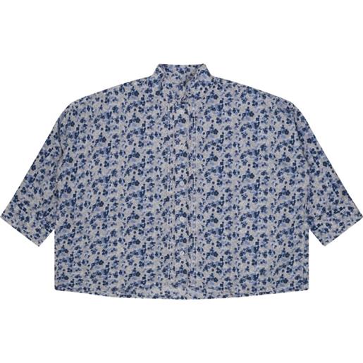 Bergfabel camicia a fiori - grigio