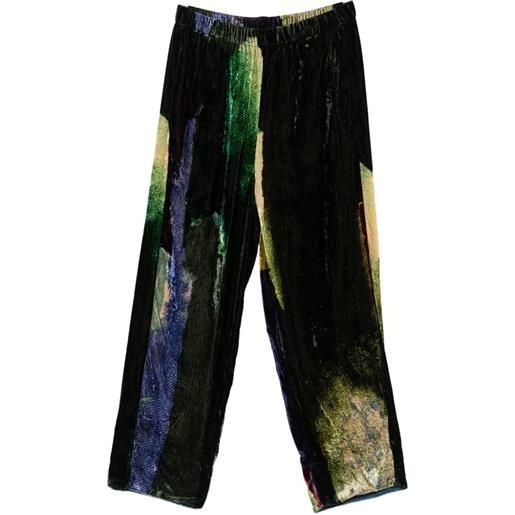 YAVI pantaloni a fantasia - nero