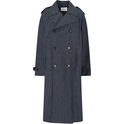 The Frankie Shop trench doppiopetto bleecker - grigio