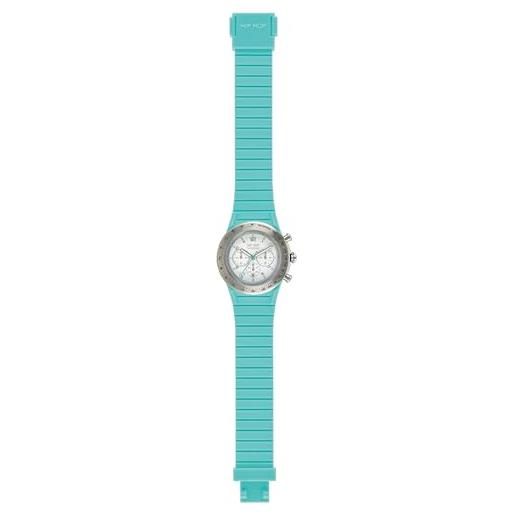 HIP HOP Orologio Uomo Aluminium Chrono HWU0730 – Quadrante Bianco, Cronografo Quarzo, Bracciale In Alluminio Argento - 3