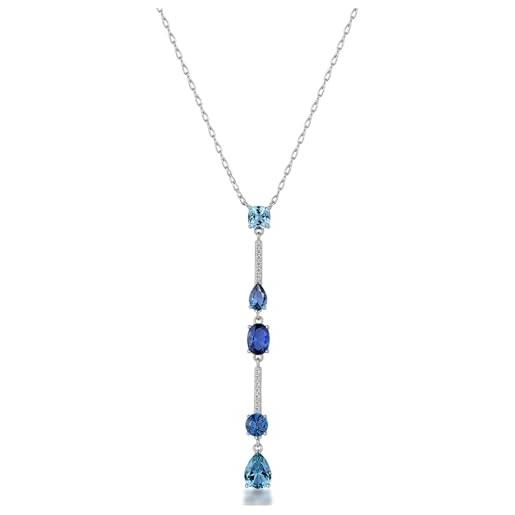 Elli Girocollo Sfera Strati Tendenza con Opale Sintetico in Argento Sterling 925 Placcato Oro Collana ✔️ acquista online