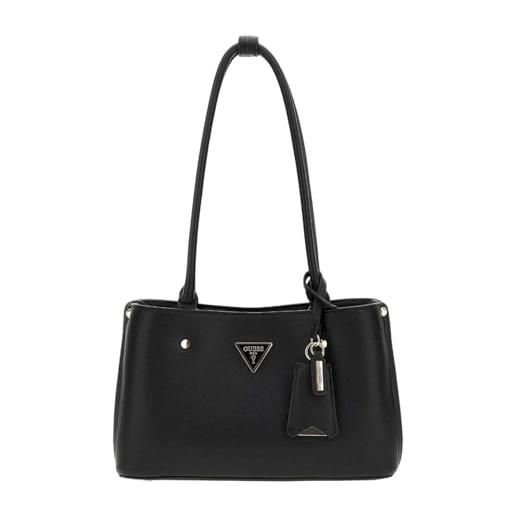Guess Borsa Donna Laeti Satchel, Spalla E Tracolla, Colore Avorio,尺寸 35x24x6 Cm, Tracolla Regolabile - 2
