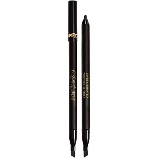Yves Saint Laurent lines liberated 01 unbridled black - matita occhi