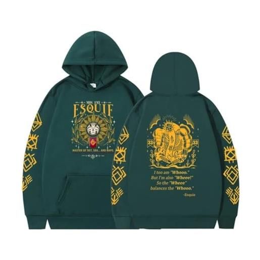 Generisch Felpa Con Cappuccio Uomo 'Puzzleteil' - 100% Cotone, Nero, Taglia XL