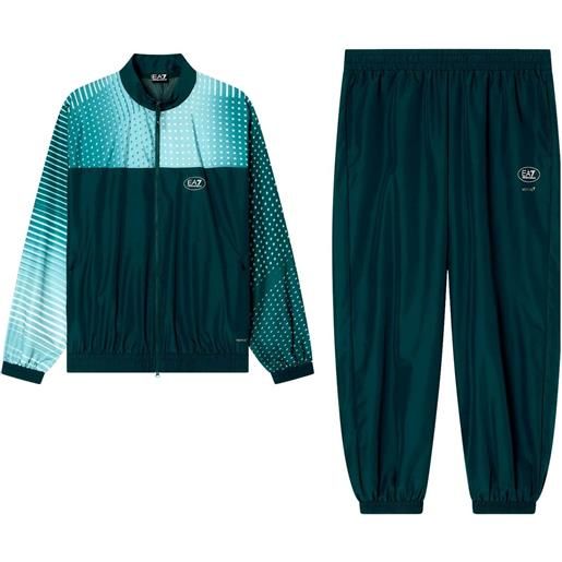EA7 EMPORIO ARMANI tuta tennis pro fz graphic