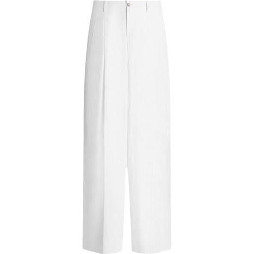 Dolce & Gabbana pantaloni plissé - bianco