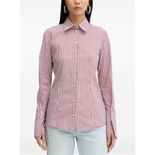 Patrizia Pepe camicia a righe - rosso