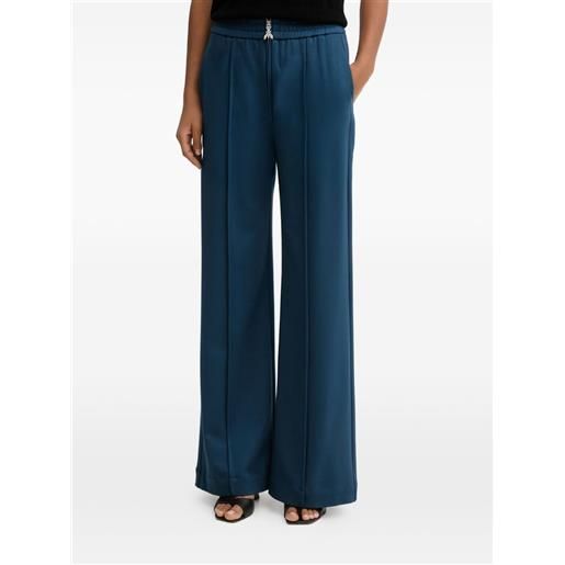 Patrizia Pepe pantaloni dritti con zip - blu
