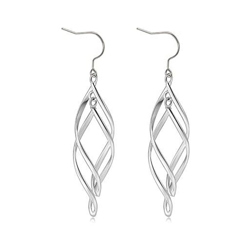 Orecchini In Titanio Con Zirconia Cubica - Tondi, Anallergici, Diametro 5 Mm
