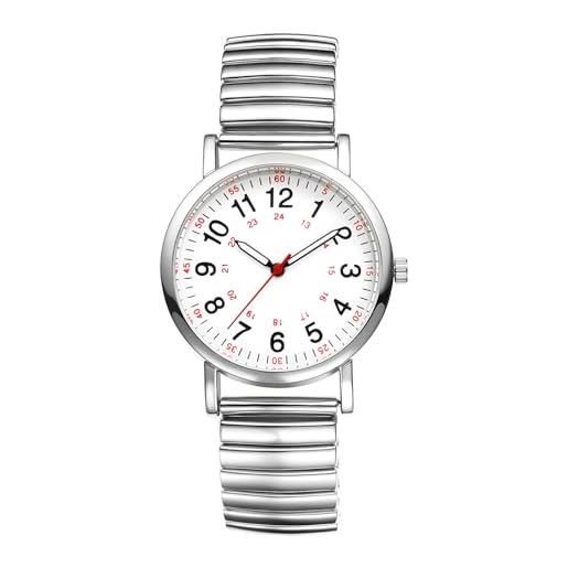 OROLOGIO DA POLSO analogico Ginevra con fascia di espansione e