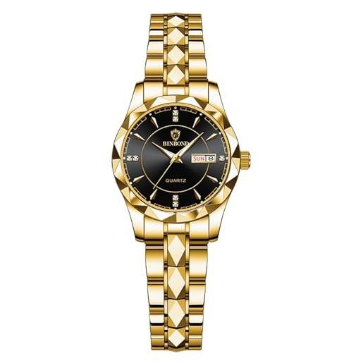 Orologio al quarzo rotondo in acciaio inossidabile di alta qualità