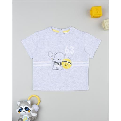 Prénatal t-shirt bimbo grigia orsetto