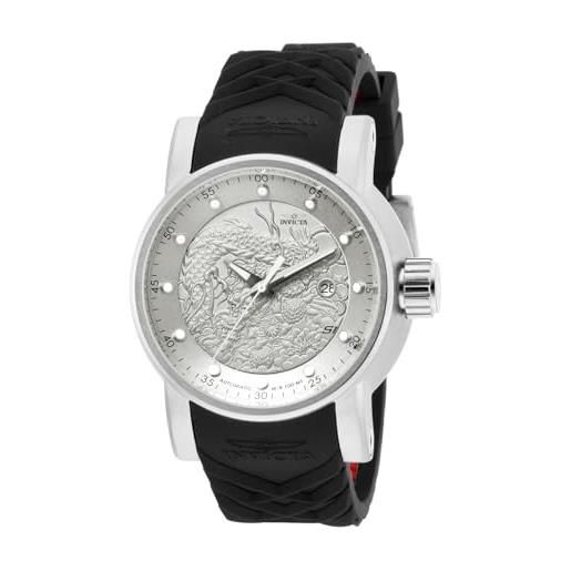 Invicta S1 Rally 18215 - Orologio da uomo, analogico, movimento automatico, in acciaio inossidabile con quadrante oro, 48 mm