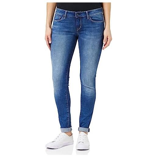 Pepe Jeans soho, pantaloni donna, blue (denim-z63), 29w / 32l