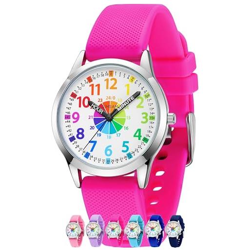 SIMSAM orologio per bambini, orologi per bambini 8-12, orologio per ragazzi, orologio analogico per bambini, orologio per bambini, orologi per bambini dai 8 ai 10 anni 3-5 5-7 6-12 9-12 10-12 11-15 anni