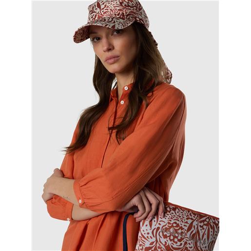 North Sails - abito chemisier in viscosa e lino