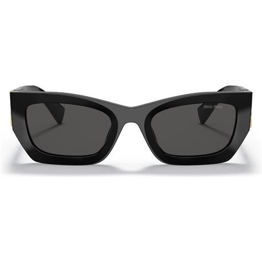 Miu Miu occhiali da sole mu09ws 1ab5s0 nero/grigio scuro donna