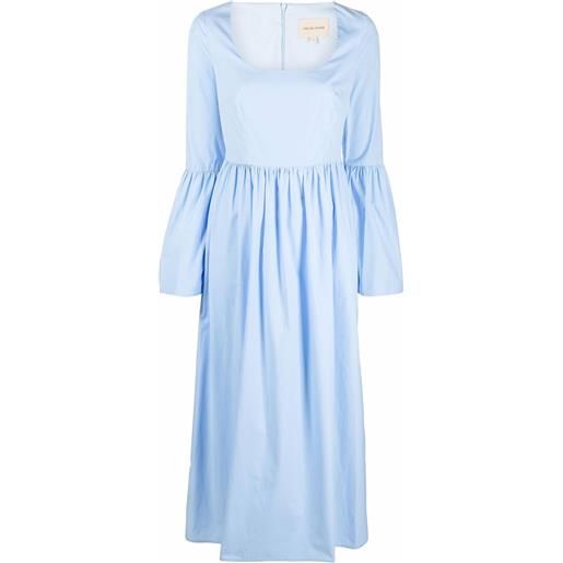 LouLou de Saison abito lungo svasato - blu