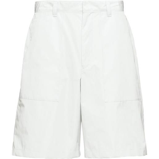 Prada bermuda re-nylon - bianco