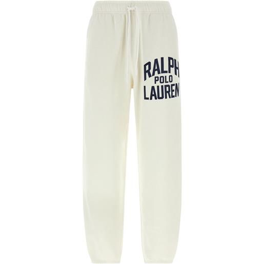 Polo Ralph Lauren joggers con stampa - bianco