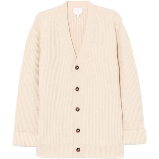 A.P.C. cardigan con scollo a v - toni neutri