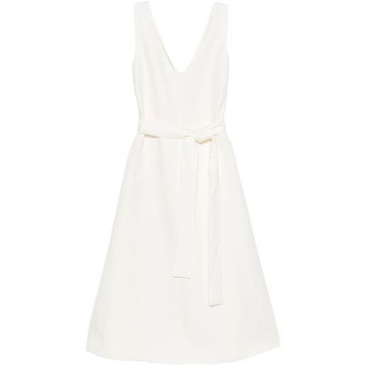 P.A.R.O.S.H. abito midi con scollo a v - bianco