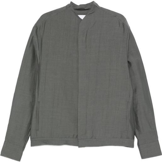 Costumein giacca senza colletto - verde
