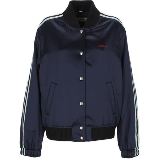 Off-White bomber a righe - blu
