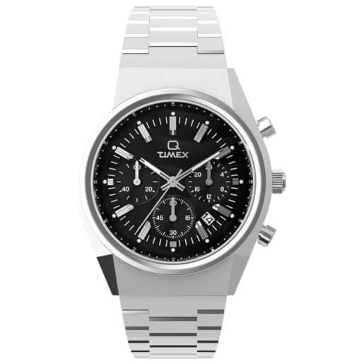 Timex | Orologio da uomo con cinturino cronografo da 43 mm e 5 ATM | TW2Y01400