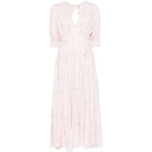 Free People abito still in love - rosa