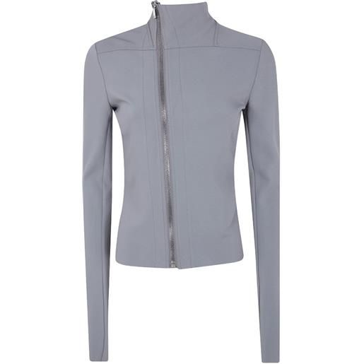 Rick Owens giacca gary con zip - grigio