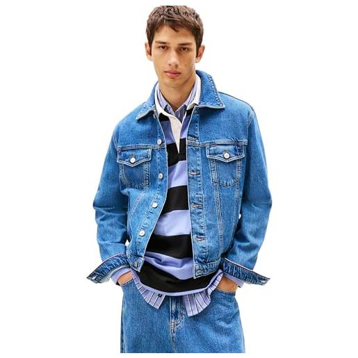 Tommy Jeans ryan rglr trckr jckt ext ci8132 dm0dm22635 trucker jacket denim (denim medium), s, denim (denim medium), s