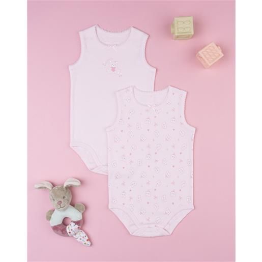 Prénatal pack 2 body bimba orsi rosa