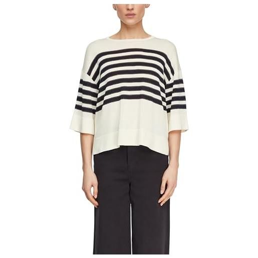 Comma maglione a righe corte