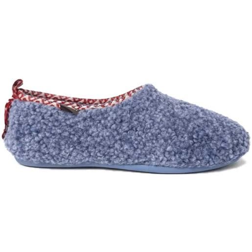 TONI PONS pantofole tipo babbuccia da donna in montone blau