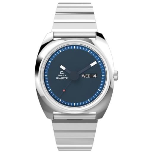 Orologio Timex Uomo TW2W22500, Quarzo Analogico, Cinturino In Acciaio Inox, Cassa 38mm, Impermeabile 5 Bar - 2