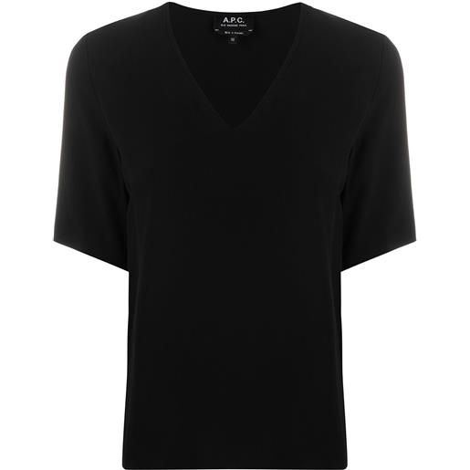 A.P.C. t-shirt taglio comodo - nero