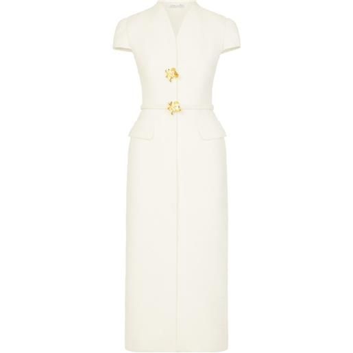 Oscar de la Renta abito midi - toni neutri